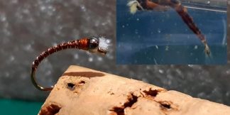 Hot Chocolate Chironomid Pupa Fly Comparison