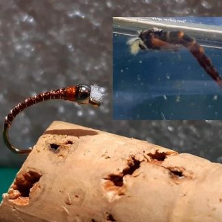 Hot Chocolate Chironomid Pupa Fly Comparison