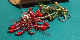 KFC Flashy Bloodwormz (Red & Green Phase Chironomid Larvae)