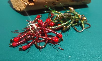 KFC Flashy Bloodwormz (Red & Green Phase Chironomid Larvae)