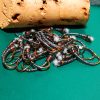 Silver Zucchini Chironomid Pupa Fly - Black Bead Rusty Collar