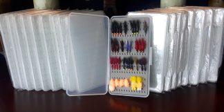 Slim Line Easy Grip Fly Box 168