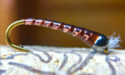 Brown & Bronze Window Tint Chironomid Pupa Fly Pattern