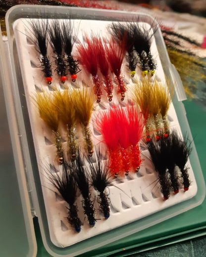 UV Straggle Vampire Leech Fly Pack 24