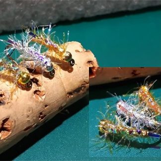 UV Straggle (AKA Vampire) Leech Fly Fishing Pattern