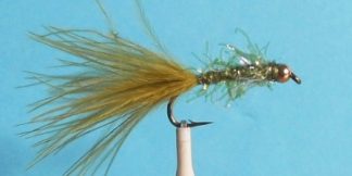 UV2 Straggle Leech Fly - Olive & Gold