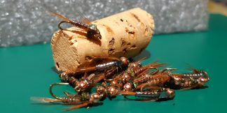 MaySB Pheasant Tail ASB Mayfly Nymph Fly - Copper