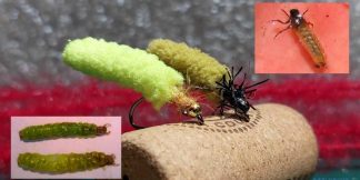 Moppet Naked Caddis Larva Fly Pattern