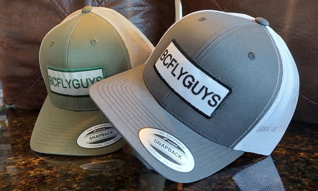 Fishing Trucker Style Cap | Trout Fishing Hat | Snapback Trucker Hat | Fly Fishing Baseball Cap | Mesh Back Hat | Mountains and Fish