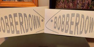 Bobber Down Rainbow Boat Decals