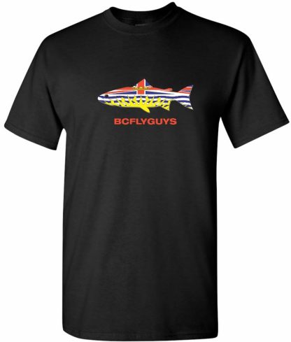 BCFLYGUYS - Flag Fish Tee - Black