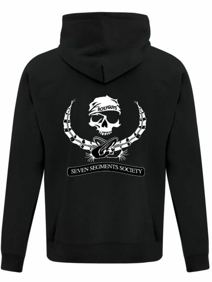 BCFLYGUYS - Zip Hoodie - Skull & Crons - Black