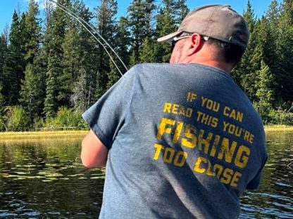 BCFLYGUYS - Fishing Too Close Tee (In Action)